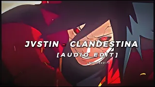 JVSTIN - CLANDESTINA (Slowed down) | No copyright [Audio Edit]