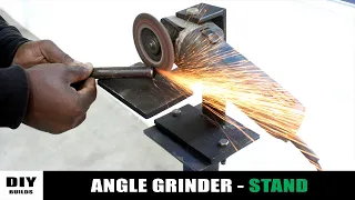 Make A DIY Angle Grinder Stand | Angle Grinder Attachment | Grinder Hack | Diamleon Diy Builds