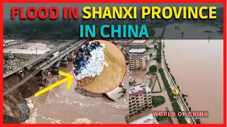 BIGGEST Flood in 42 years - Serious Flood in China Shanxi because of Many Broken Dams