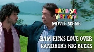 Ram Picks Love Over Randhir's Big Bucks - Ramaiya Vastavaiya Scene - Girish Kumar