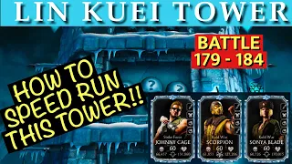 Mortal Kombat Mobile. How I Speed Run Lin Kuei Tower. Gameplay. Battle 179-184. Walkthrough