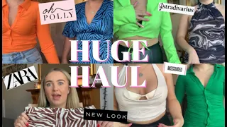 HUGE TRY ON HAUL // ZARA, STRADIVARIUS, NEW LOOK, OH POLLY, MISSGUIDED + MORE