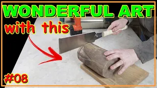 YOU WILL FALL IN LOVE - PIECE OF WOOD TRANSFORMED INTO A UNIQUE AND BEAUTIFUL ITEM (VIDEO #08) #wood