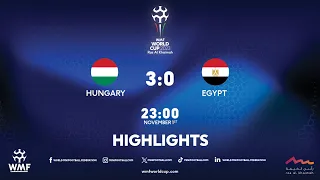 WMF World Cup 2023 I Day 7 I Hungary - Egypt I Highlights