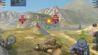 World of tanks blitz M46 Patton gameplay