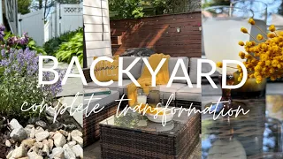 1 year of Transforming my Backyard  | The Ultimate Patio Makeover | Daphne's Outdoor Living