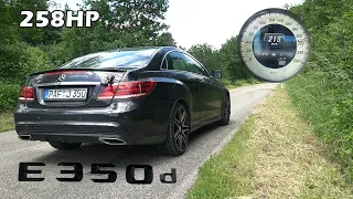 2015 C207 Mercedes-Benz E350d (258HP) | 100-200km/h & 0-100km/h | ACCELERATION