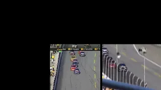 Simultaneous Angles of the 2001 Daytona 500 Final Lap