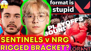 Sentinels Playoff Bracket REVEAL: "Scripted" for NRG?! 😨 VCT News