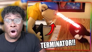 JEFFY IS AN EVIL TERMINATOR ON THE LOOSE! | SML Movie: Robot Jeffy Reaction!