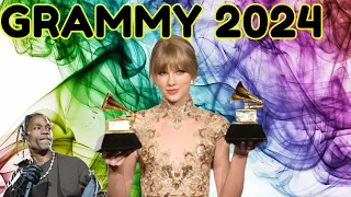 TAYLOR SWIFT RECOGE   2024 GRAMMYs.