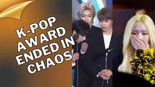 K-pop Award Ceremony Ends in Chaos - Hanteo Music Awards 2024  #koreanactors #kpop #idols #bizarre