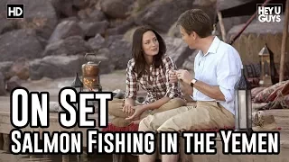 Salmon Fishing In The Yemen Set Video - Ewan McGregor & Emily Blunt