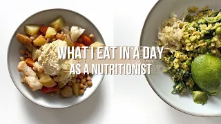 What I Eat in a Day as a Nutritionist | healthy and balanced plant based meals :)