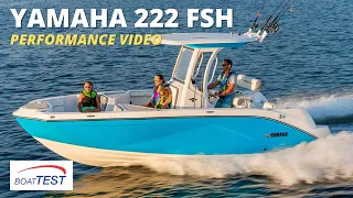 Yamaha 222 FSH Test Video 2023 by BoatTEST.com