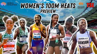 Shelly, Shericka, Sha’carri and Talou | Women’s 100m Heats | World Championships Budapest 2023