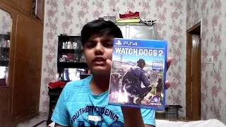 Unboxing of my watch dogs 2 game for ps4