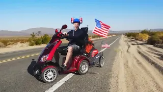 Crossing the USA on a Mobility Scooter