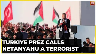 Israel Is Occupier: Erdogan At Pro-Palestinian Rally Before Turkey's Centenary