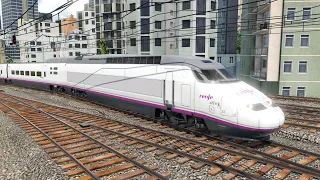 Transport Fever 2 : Cab ride Lyon-Nîmes en Renfe AVE !