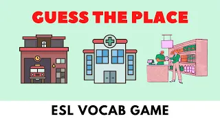 Place Vocabulary | Guess The Parts of a Town