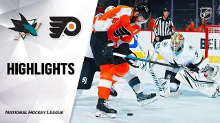 NHL Highlights | Sharks @ Flyers 2/25/20