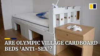 ‘Anti-sex’ or sustainable: Tokyo Olympic Village cardboard beds spark speculation