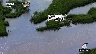 Plane crashes into marsh while departing St. Augustine airport