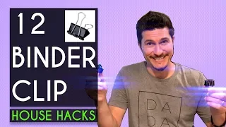 Binder Clip Life Hacks