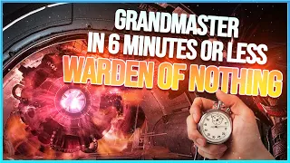 WARDEN OF NOTHING GRANDMASTER NIGHTFALL GUIDE IN 6 MINUTES OR LESS!!