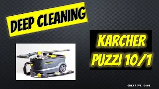 Deep Cleaning with Karcher Puzzi 10/1 Upholstery Nozzle