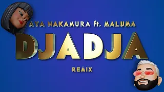 Aya Nakamura ft Maluma -  Djadja Remix [Lyric Video - English Translated]