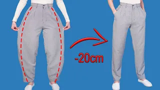 Great sewing trick - how to taper your pants in 5 minutes!