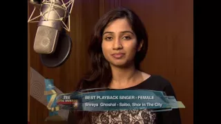 Zee Cine Awards 2012 Best Playback Singer Female   Shreya Ghoshal