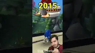 Evolution of SONIC DASH 2001-2022 #shorts #evolution