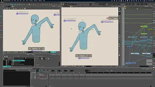 Toon Boom Harmony Shoulder and arm rig test (180 rig)