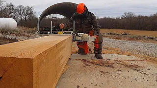 How to Mill Dimensional Lumber with a Chainsaw - Alaskan Sawmill