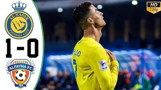 Cristiano Ronaldo Goal _ Al-Feiha vs Al-Nassr 0-1 Highlights #alnassr #cristianoronaldo