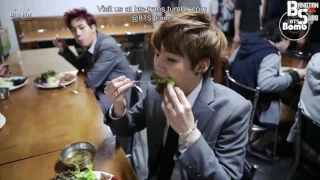 [ENG] 140717 BOMB: SUGA's way to make a 'ssam' fast! Patsy JrScott