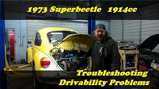 (PT:1) 1973 VW Beetle Super beetle  Troubleshooting Drivability Problems 40 IDF... Parts on Order