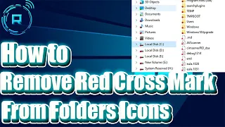 Remove Red Cross Mark From Folders Icons in Windows 11 | How To Fix X Sign on Files