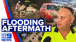 Brisbane flood clean-up begins after biggest rain event in its history | 9 News Australia