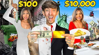 $100 VS $10,000 DATE WITH GIRLFRIEND!