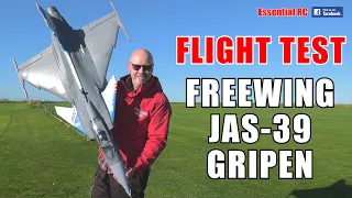 FREEWING JAS-39 GRIPEN | FIRST FLIGHT: ESSENTIAL RC FLIGHT TEST