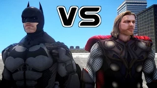 BATMAN VS THOR - EPIC BATTLE