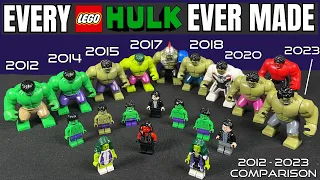 COMPARISON: EVERY LEGO HULK Minifigure EVER Made (2012-Present)