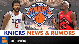 LATEST Knicks Trade Rumors Ft. OG Anunoby, Paul George & Pascal Siakam