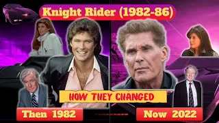 🚓 Knight Rider (1982-1986) ★ Cast Then and Now 2022💥 [How they changed] (Hollywood Celebrity)