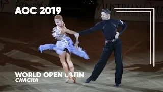 Marius-Andrei Balan - Khrystyna Moshenska, GER | 2019 AOC | Vienna | WO LAT - solo Chacha