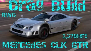 Mercedes-Benz CLK GTR INSANE DRAG BUILD NO ENGINE SWAP NEEDED/ Forza Horizon 5